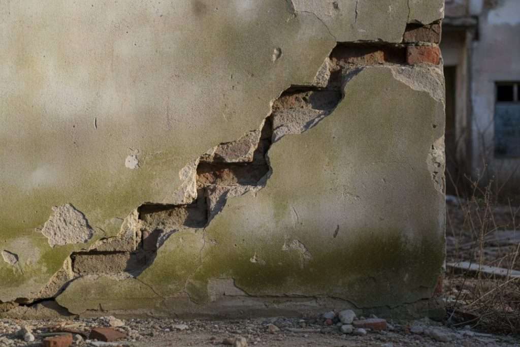 Fissure en escalier non structurelle : causes et solutions