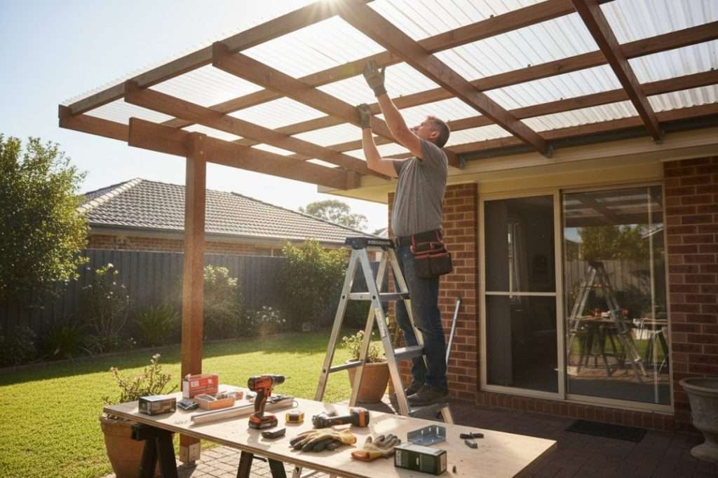 Faire une avancée de toit pour terrasse : guide complet