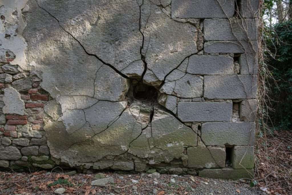 Fissure mur en pierre : diagnostic et réparation